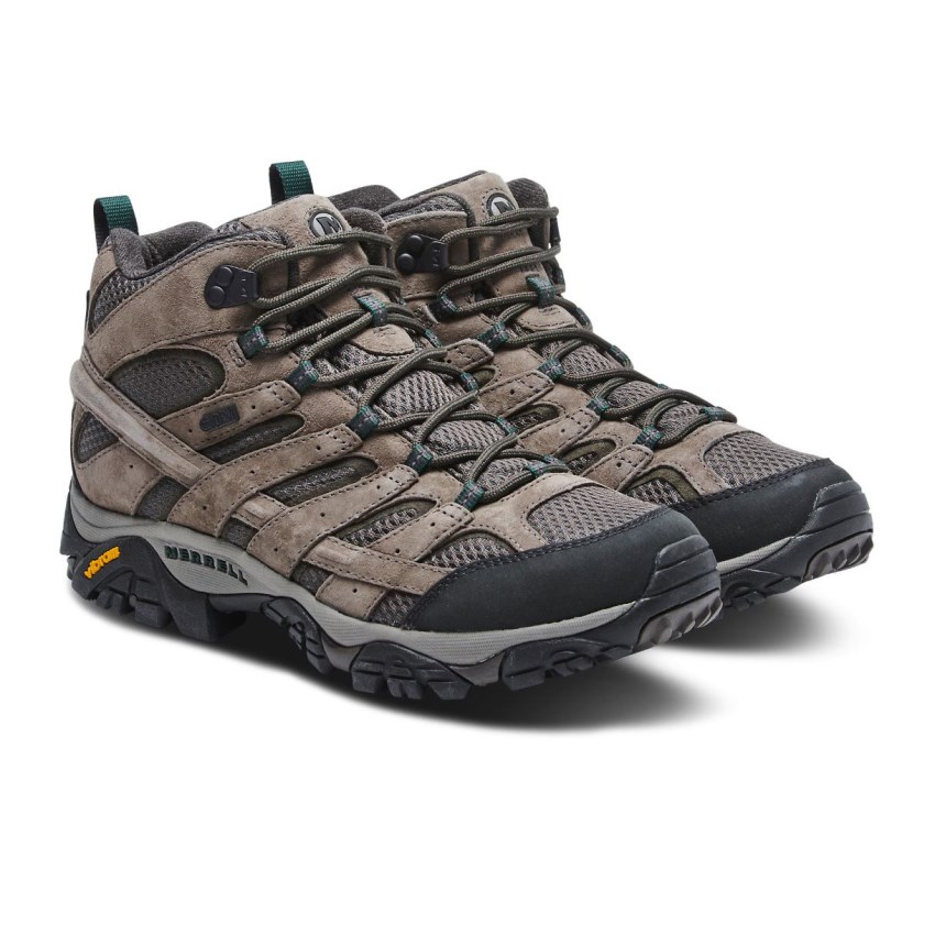 Chaussures Randonnée Merrell Moab 2 Mid Waterproof Marron Homme | V.O.EGTF